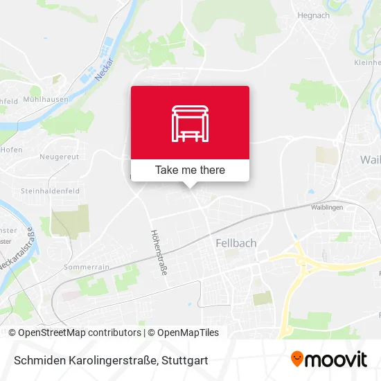 Карта Schmiden Karolingerstraße