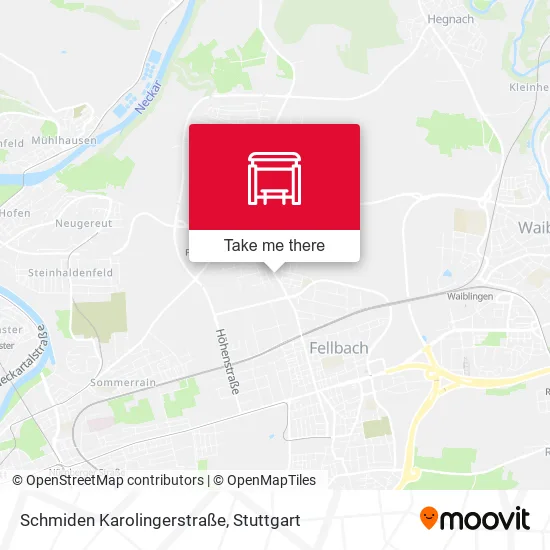 Карта Schmiden Karolingerstraße