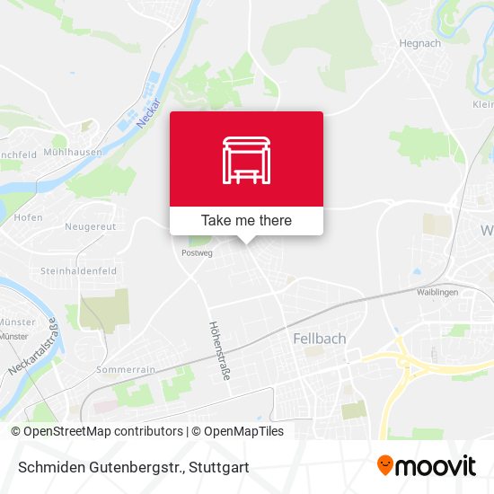 Schmiden Gutenbergstr. map