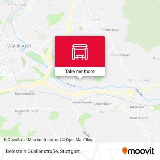 Карта Beinstein Quellenstraße