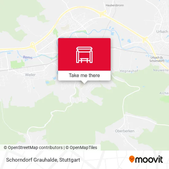 Карта Schorndorf Grauhalde