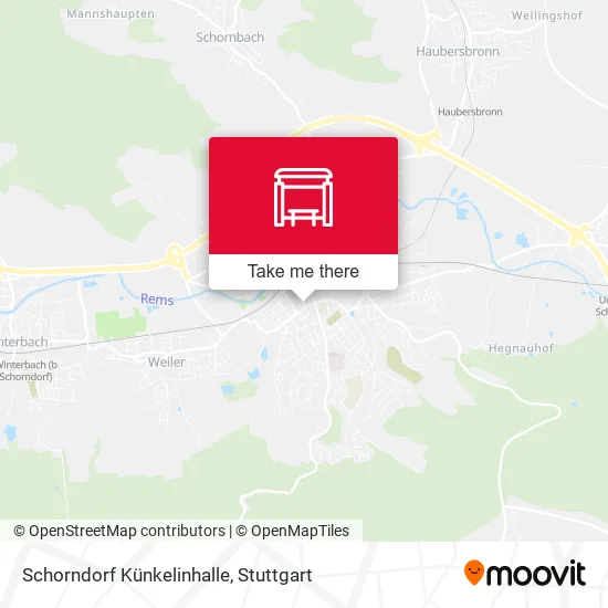 Карта Schorndorf Künkelinhalle