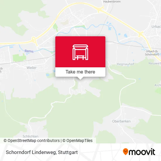 Карта Schorndorf Lindenweg
