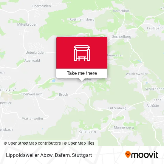 Карта Lippoldsweiler Abzw. Däfern