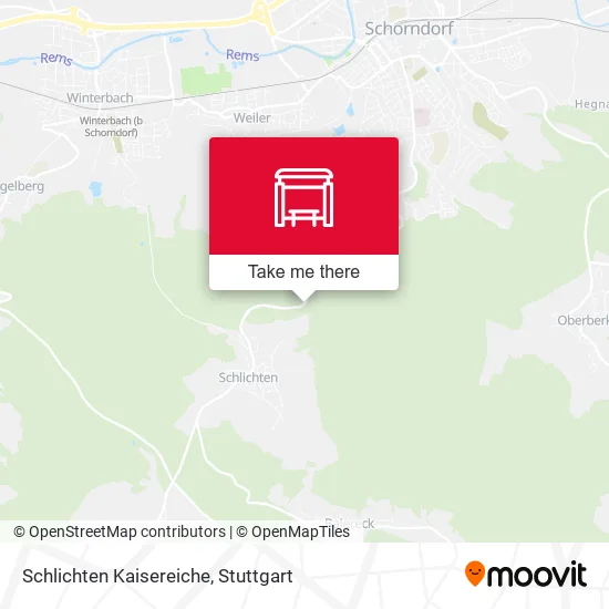 Карта Schlichten Kaisereiche