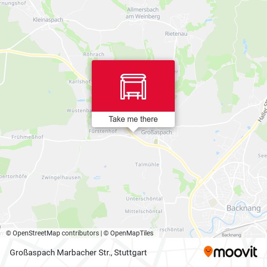 Карта Großaspach Marbacher Str.
