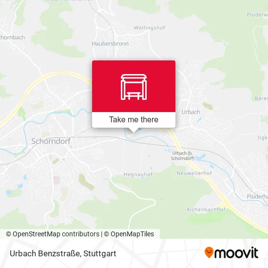 Карта Urbach Benzstraße