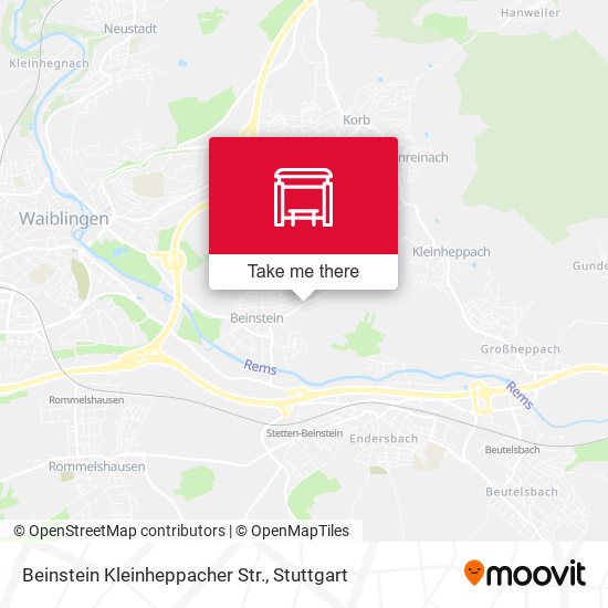 Карта Beinstein Kleinheppacher Str.