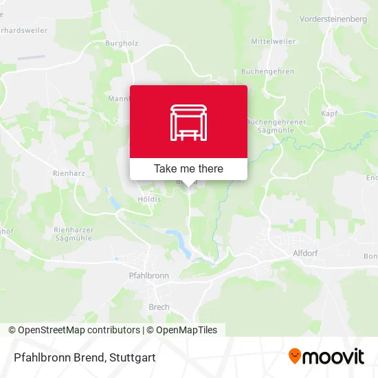 Карта Pfahlbronn Brend