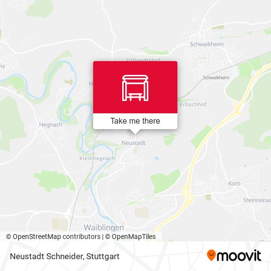 Карта Neustadt Schneider