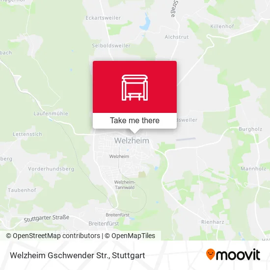 Карта Welzheim Gschwender Str.