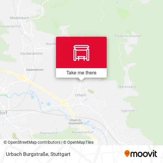 Карта Urbach Burgstraße