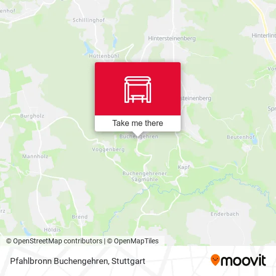 Карта Pfahlbronn Buchengehren