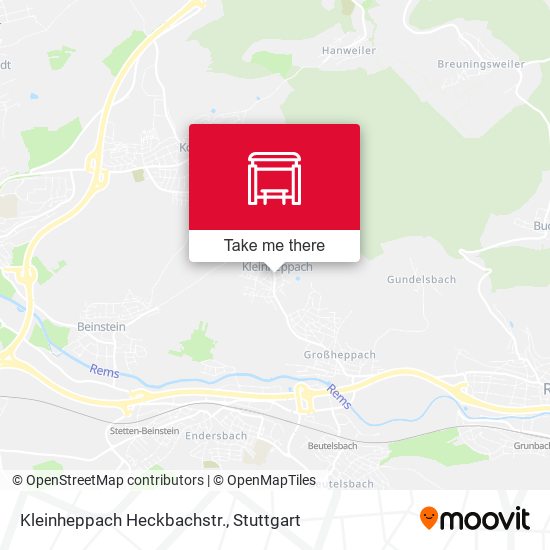 Карта Kleinheppach Heckbachstr.