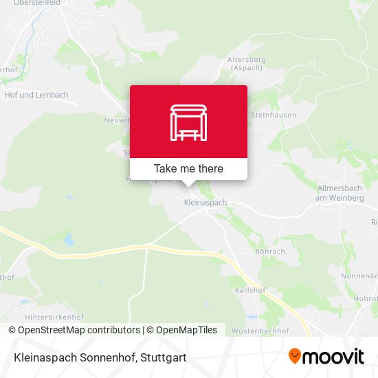 Kleinaspach Sonnenhof map