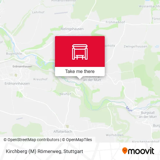 Карта Kirchberg (M) Römerweg