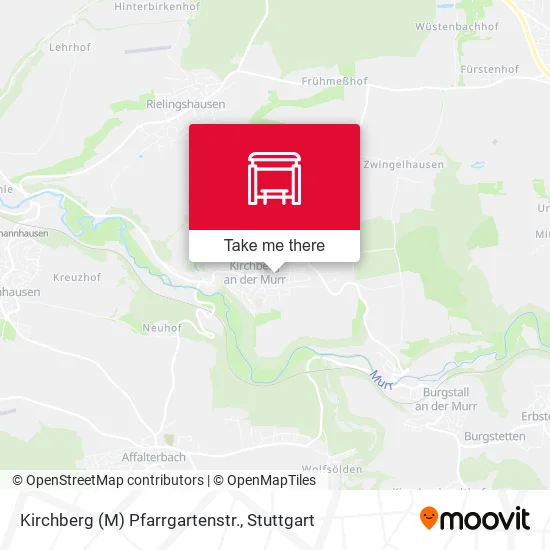 Карта Kirchberg (M) Pfarrgartenstr.