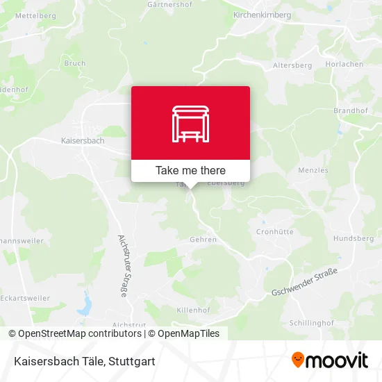 Карта Kaisersbach Täle