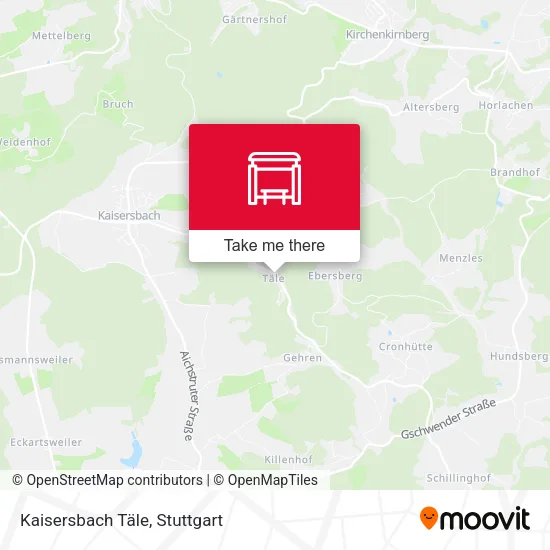 Карта Kaisersbach Täle