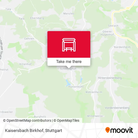 Карта Kaisersbach Birkhof