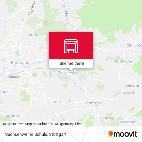 Sachsenweiler Schule map