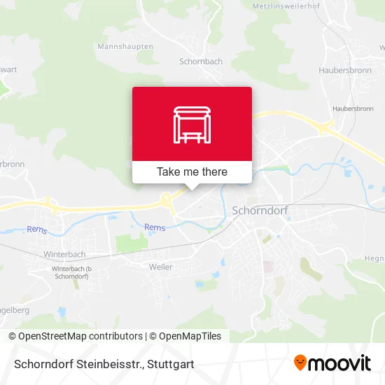 Карта Schorndorf Steinbeisstr.