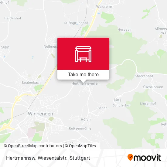 Карта Hertmannsw. Wiesentalstr.