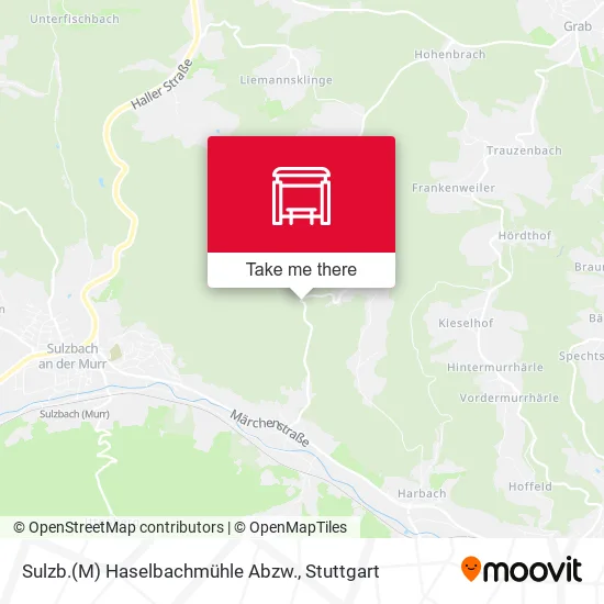 Карта Sulzb.(M) Haselbachmühle Abzw.
