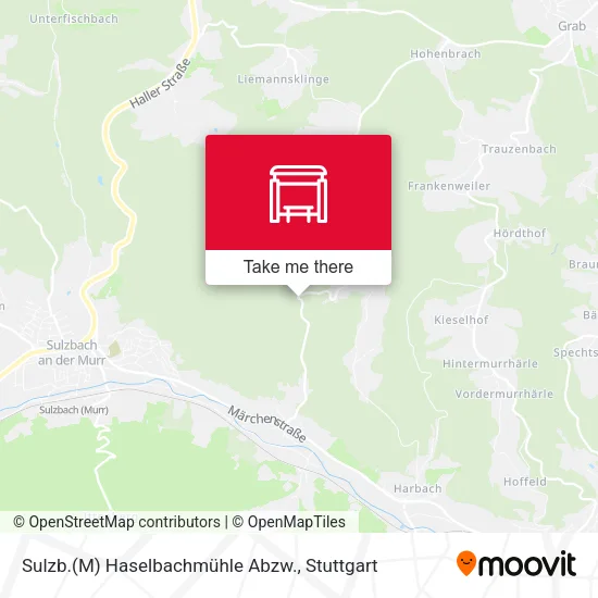 Карта Sulzb.(M) Haselbachmühle Abzw.