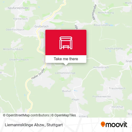 Карта Liemannsklinge Abzw.