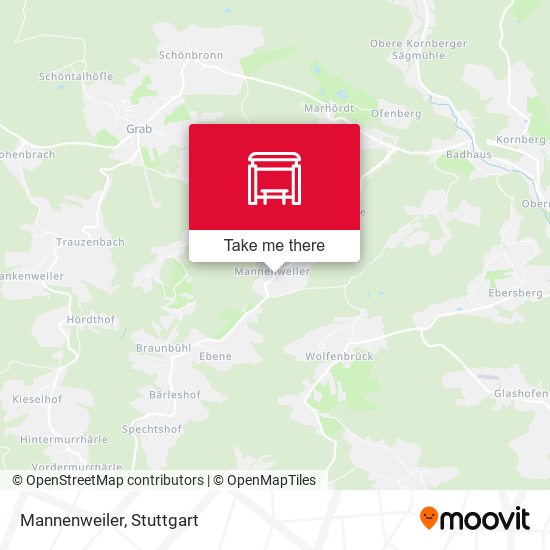 Карта Mannenweiler
