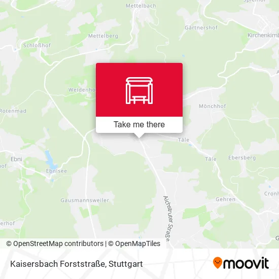 Карта Kaisersbach Forststraße