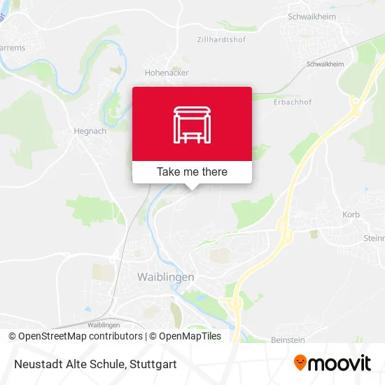 Neustadt Alte Schule map