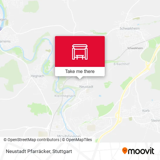 Карта Neustadt Pfarräcker