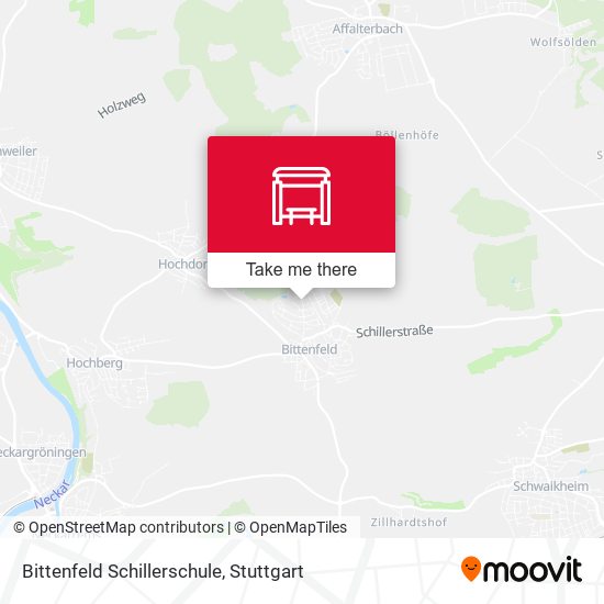 Bittenfeld Schillerschule map