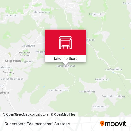 Карта Rudersberg Edelmannshof