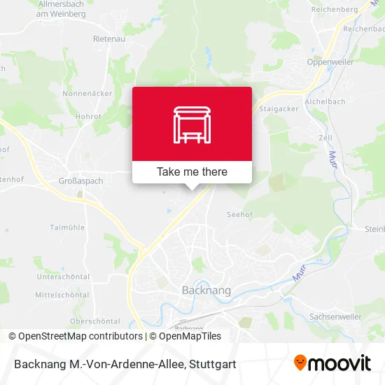 Карта Backnang M.-Von-Ardenne-Allee