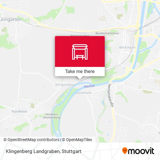 Klingenberg Landgraben map