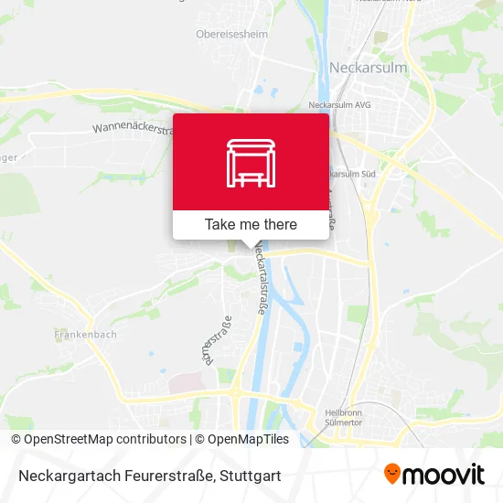 Карта Neckargartach Feurerstraße