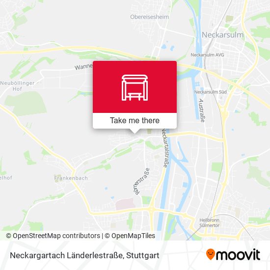Neckargartach Länderlestraße map