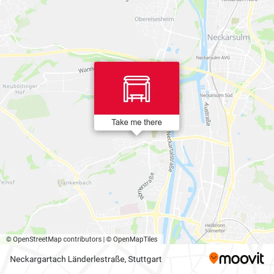 Карта Neckargartach Länderlestraße