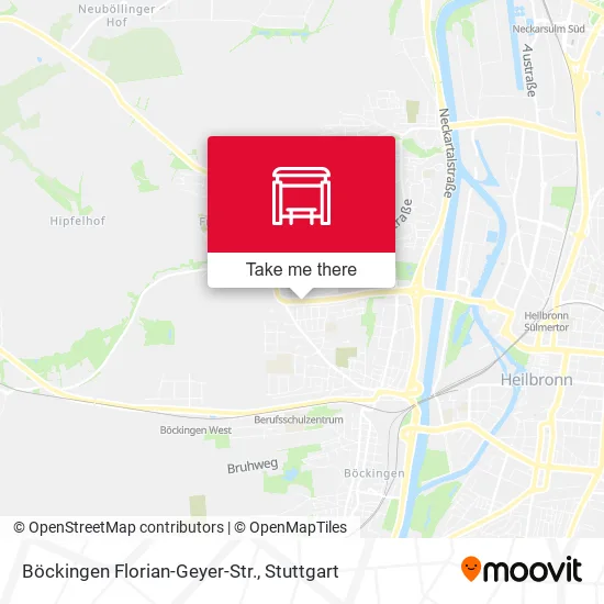 Карта Böckingen Florian-Geyer-Str.