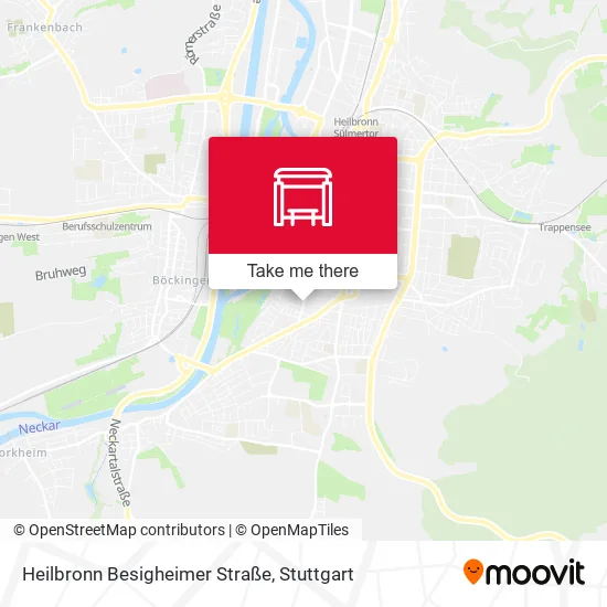 Карта Heilbronn Besigheimer Straße