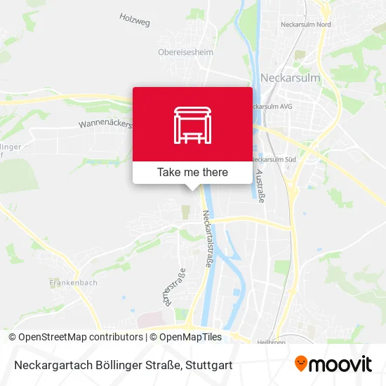 Карта Neckargartach Böllinger Straße