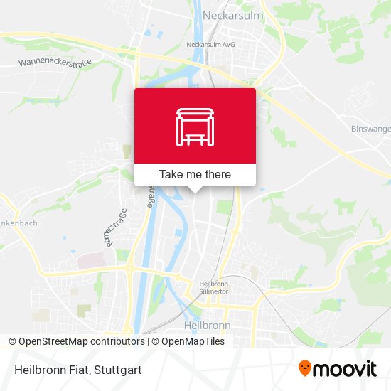 Heilbronn Fiat map