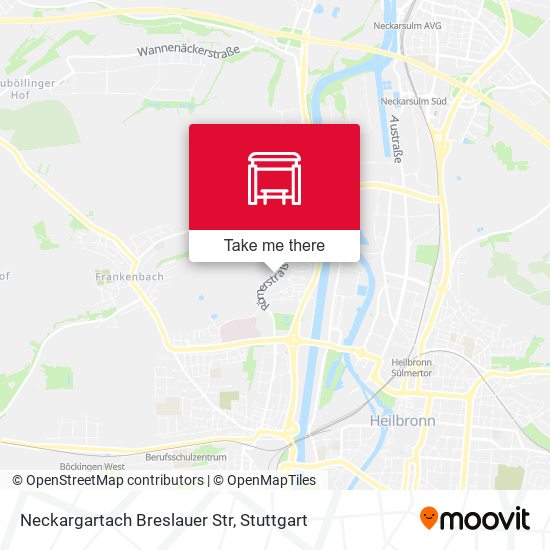 Neckargartach Breslauer Str map