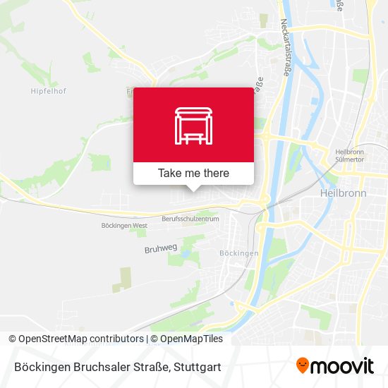 Böckingen Bruchsaler Straße map