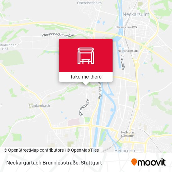 Neckargartach Brünnlesstraße map