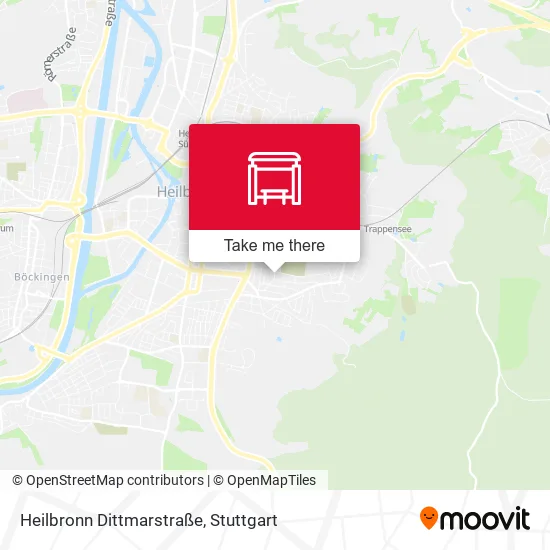 Карта Heilbronn Dittmarstraße