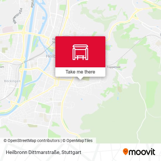 Heilbronn Dittmarstraße map